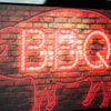 BBQ Pig Framed LED Sign